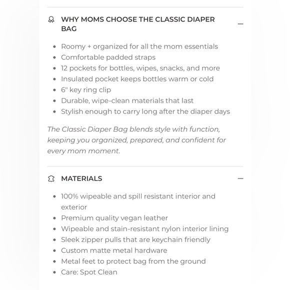 FRESHLY PICKED Classic Diaper Backpack Bag II in Aspen - Picture 16 of 16